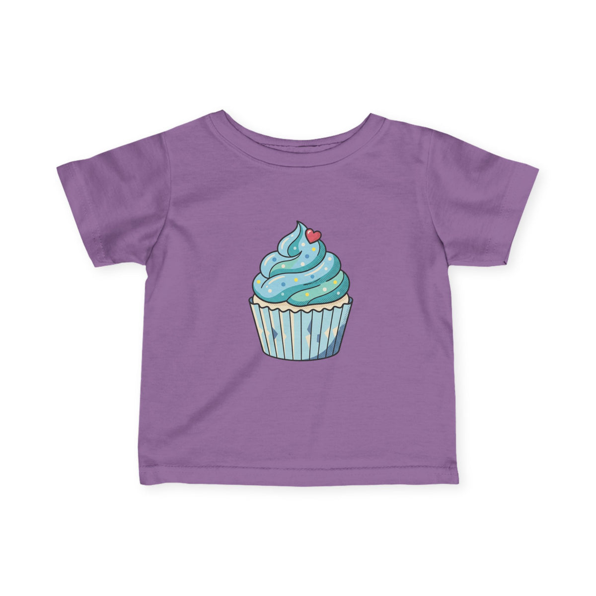 Blue Cupcake Infant Fine Jersey Tee