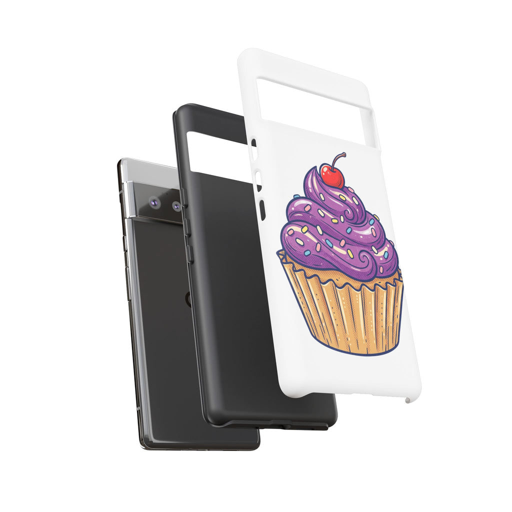 Purple Cupcake Tough Phone Cases