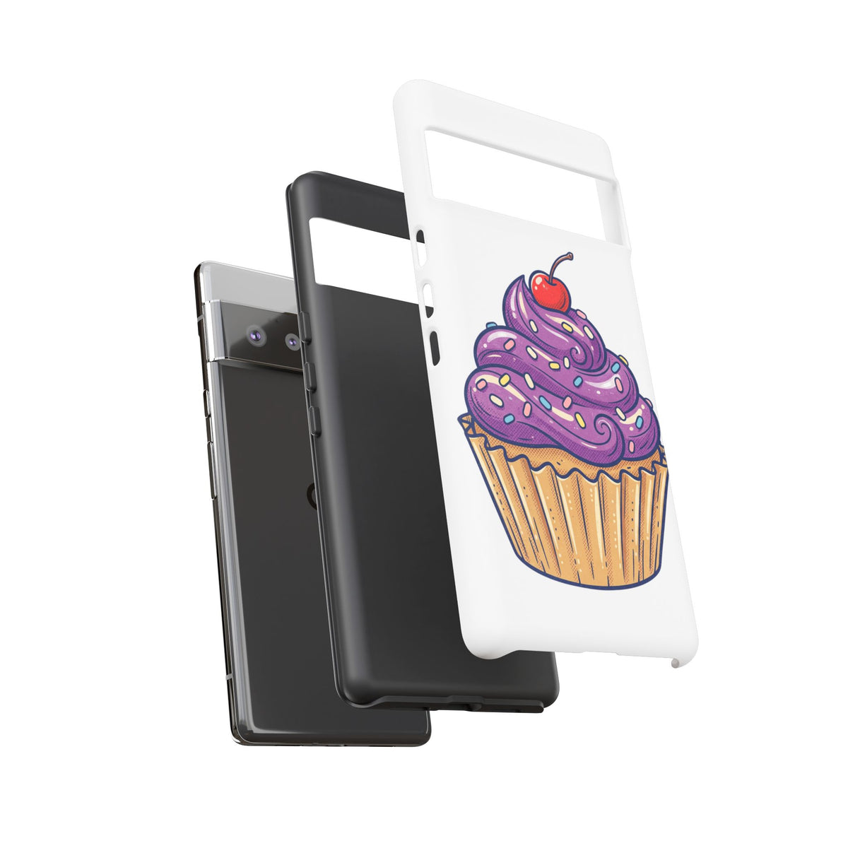 Purple Cupcake Tough Phone Cases