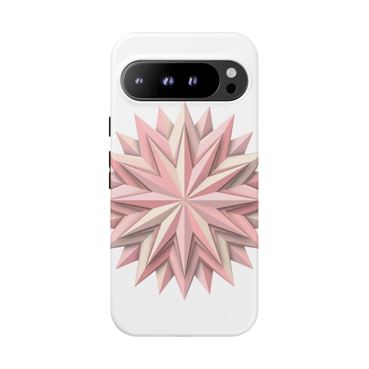 Pink Geometric Star Phone Case — Tough Protective iPhone Cover