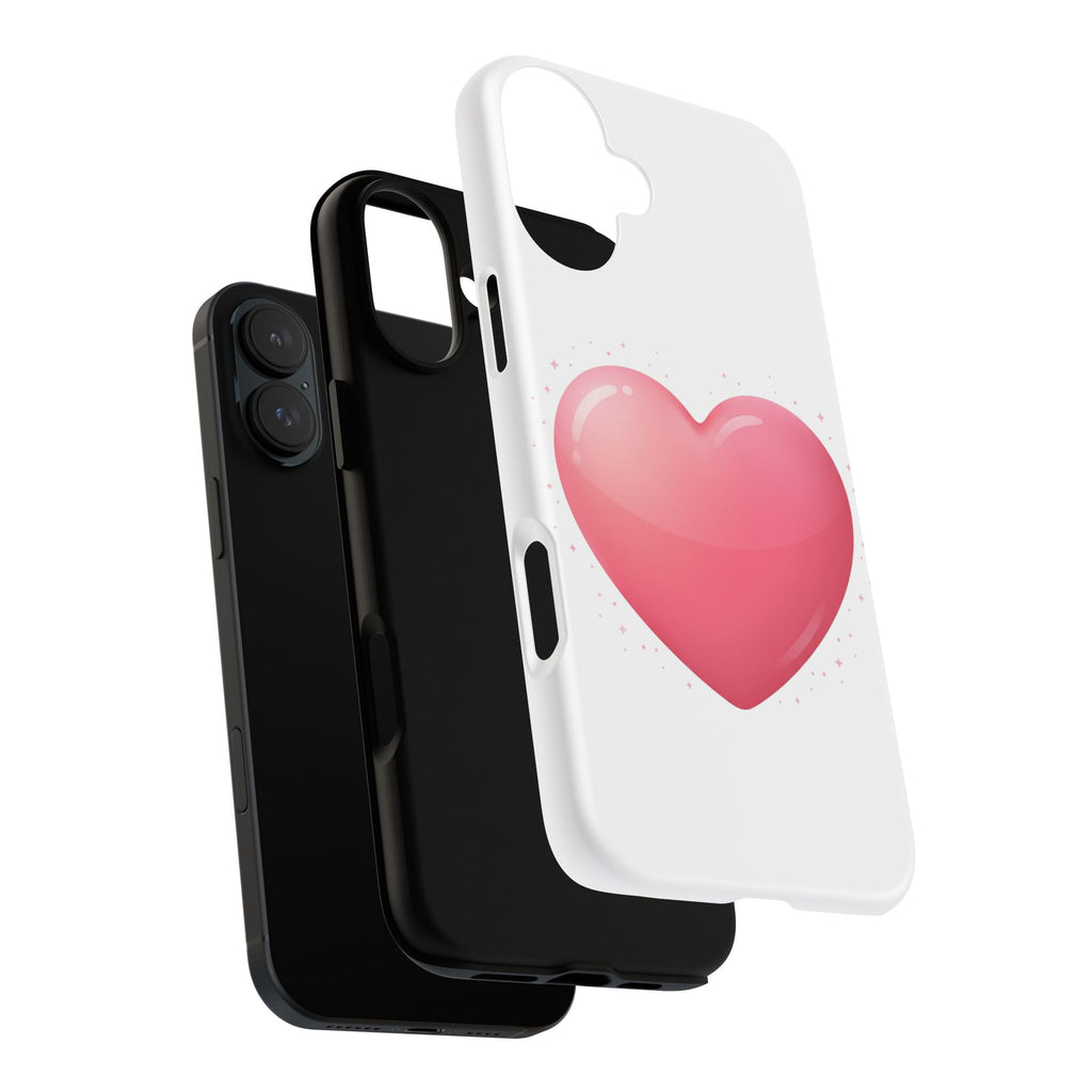 Heart Emoji Tough Case — Cute Pink Heart Phone Case for iPhone & Android
