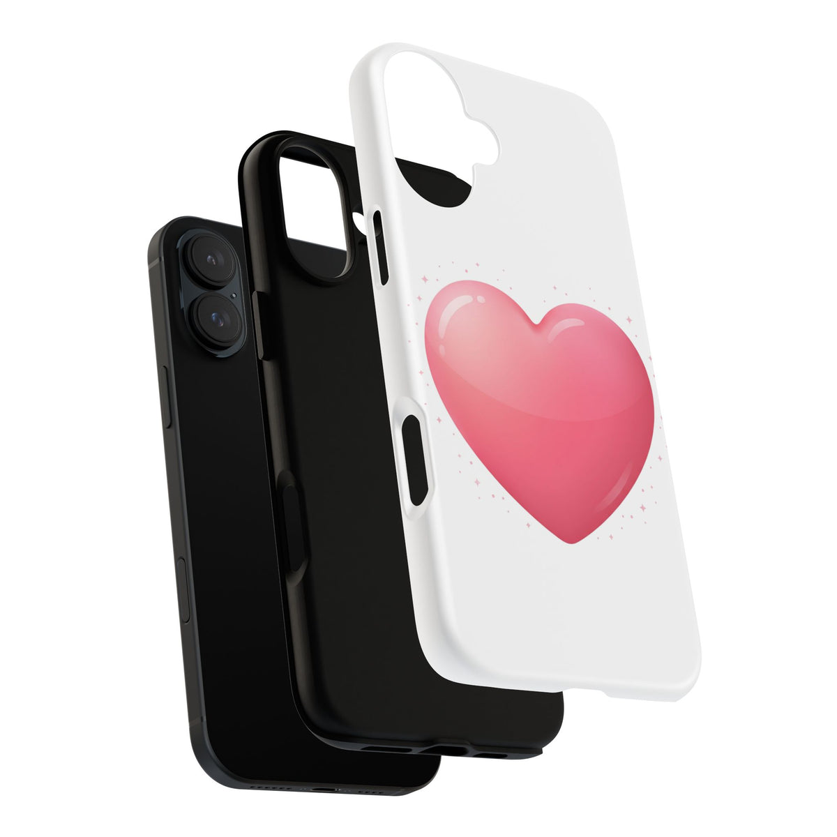 Heart Emoji Tough Case — Cute Pink Heart Phone Case for iPhone & Android