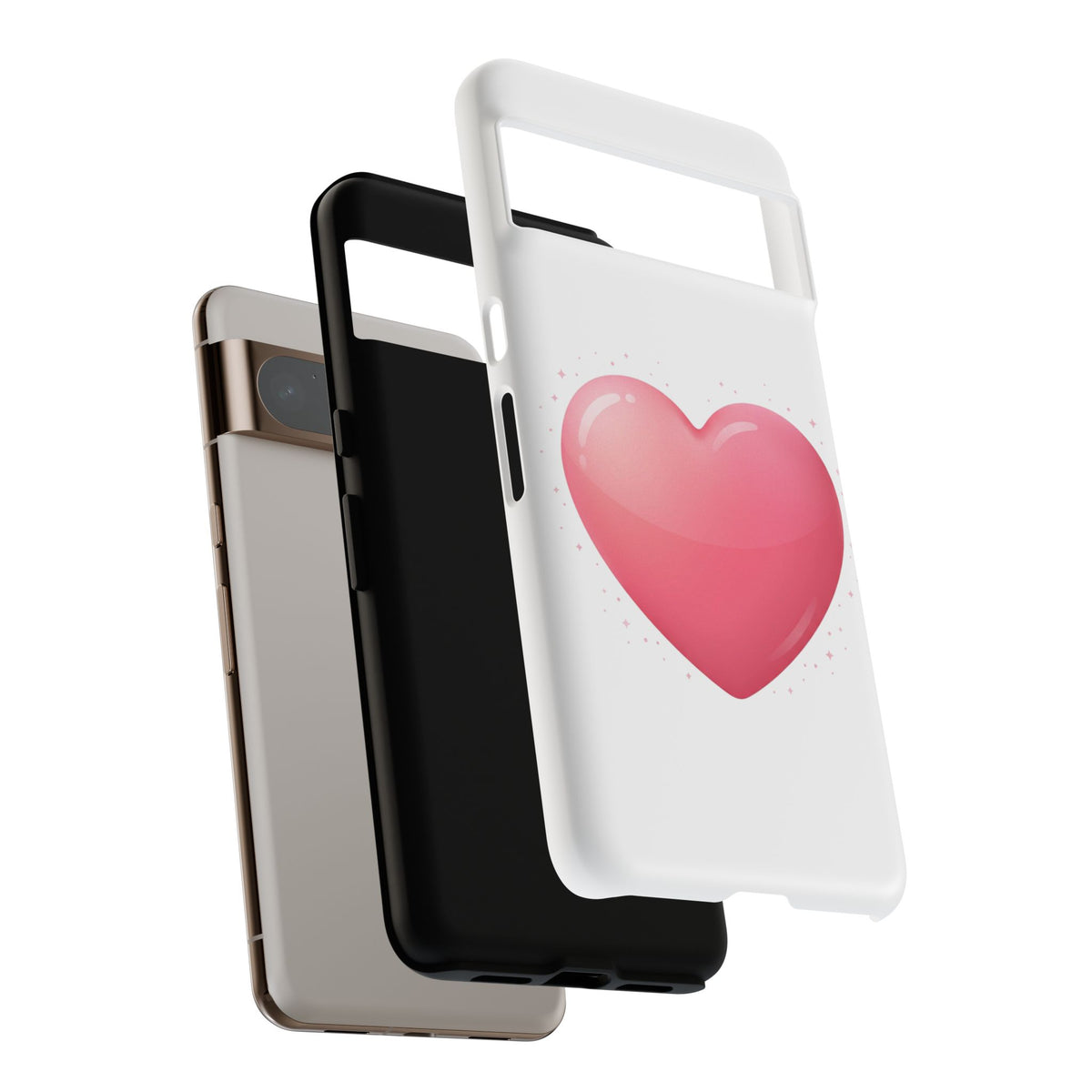 Heart Emoji Tough Case — Cute Pink Heart Phone Case for iPhone & Android