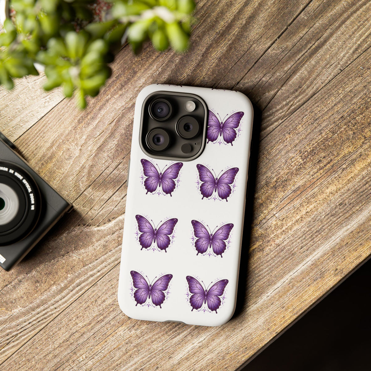 Purple Butterfly Phone Case