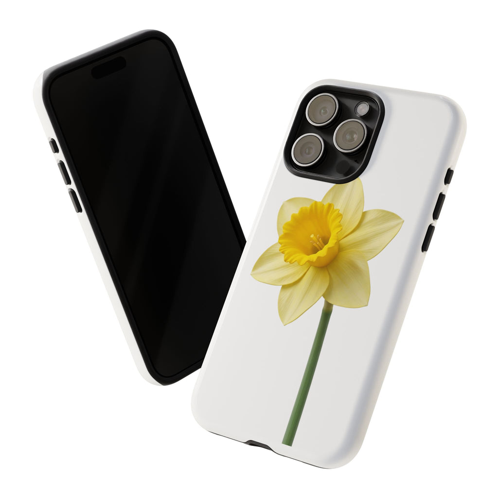 Daffodil Blossom Tough Phone Case — Yellow Spring Floral iPhone Cover