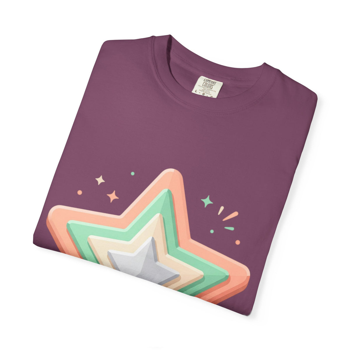 Star Design Unisex Garment-Dyed T-shirt