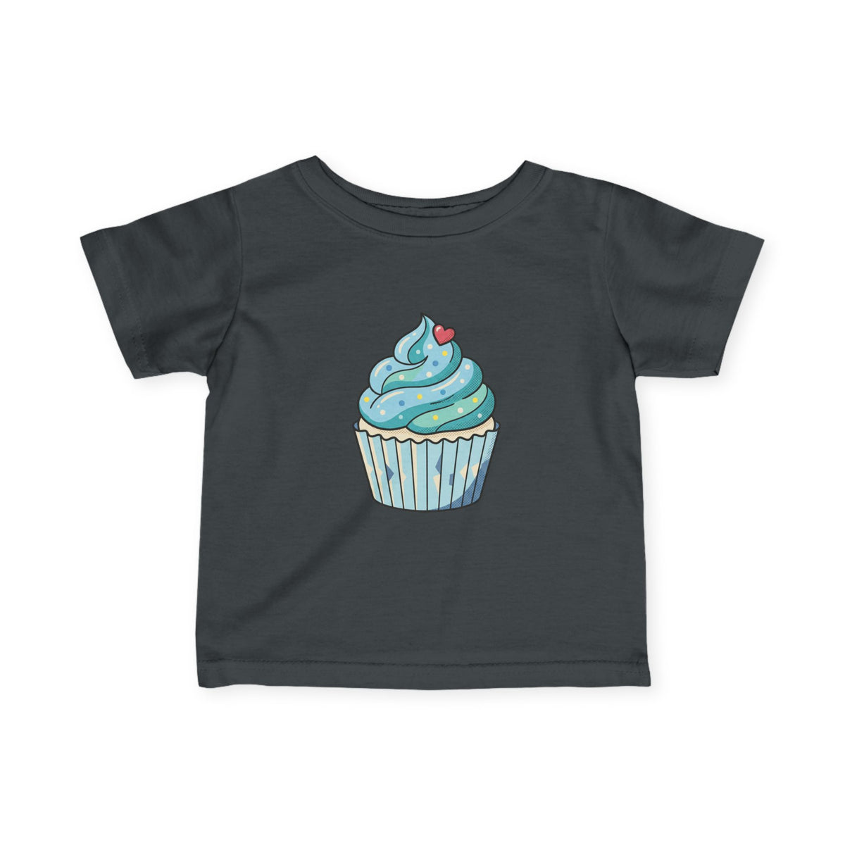 Blue Cupcake Infant Fine Jersey Tee