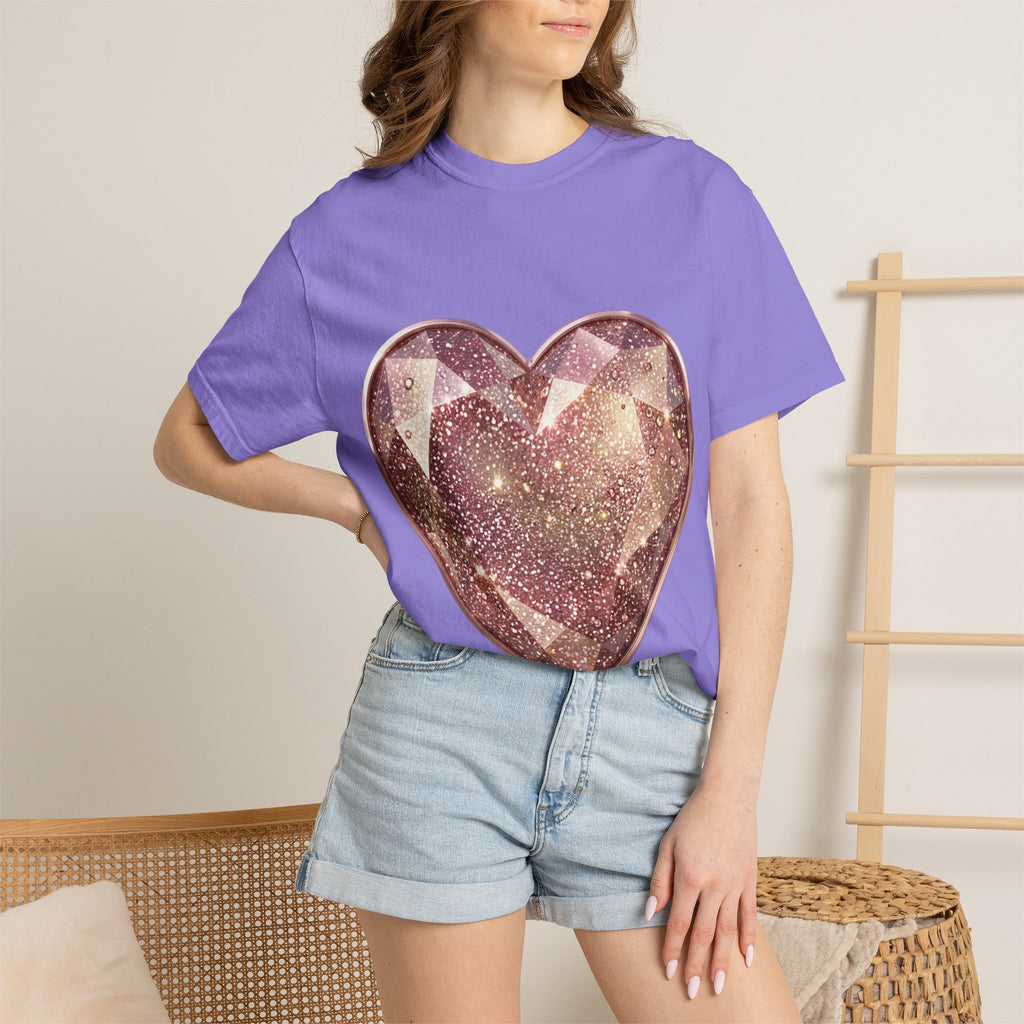 Glitter Gem Heart T-Shirt