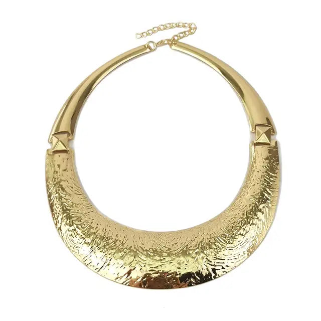 Choker Necklaces Fashion Metal Statement Necklaces For Women Punk Jewelry Big Pendant Accessories