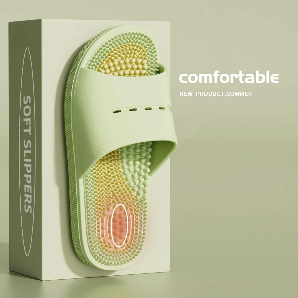 Personalized massage slippers indoor home men's summer bath non-slip slippers