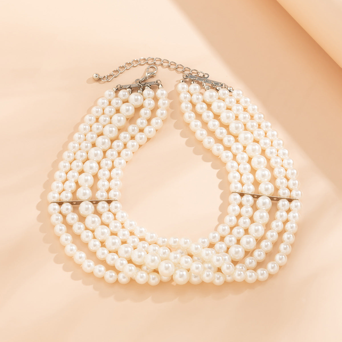 Street Photography Popular Popular Necklaces Handmade Multi layer Pearl Necklaces Neck Accessories Female Choker