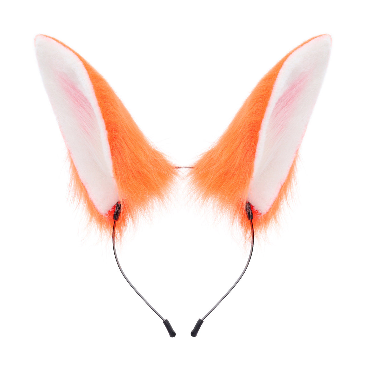 Cute Plush Rabbit Ears Hair Accessory for Anime Cosplay Costume, Realistic Animal Ears Headband Hairband