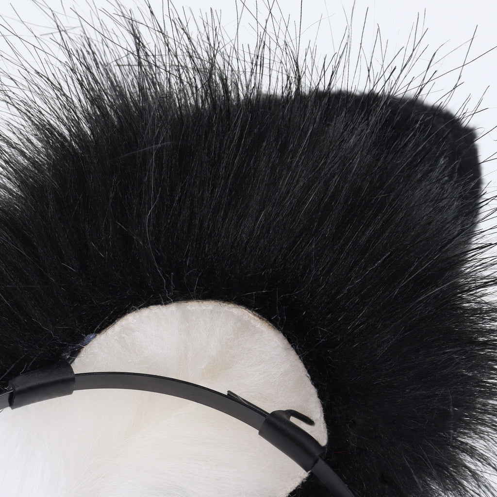 Cute Plush Rabbit Ears Hair Accessory for Anime Cosplay Costume, Realistic Animal Ears Headband Hairband