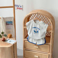 Casual Sleeveless T-Shirt and Shorts Set for Boys