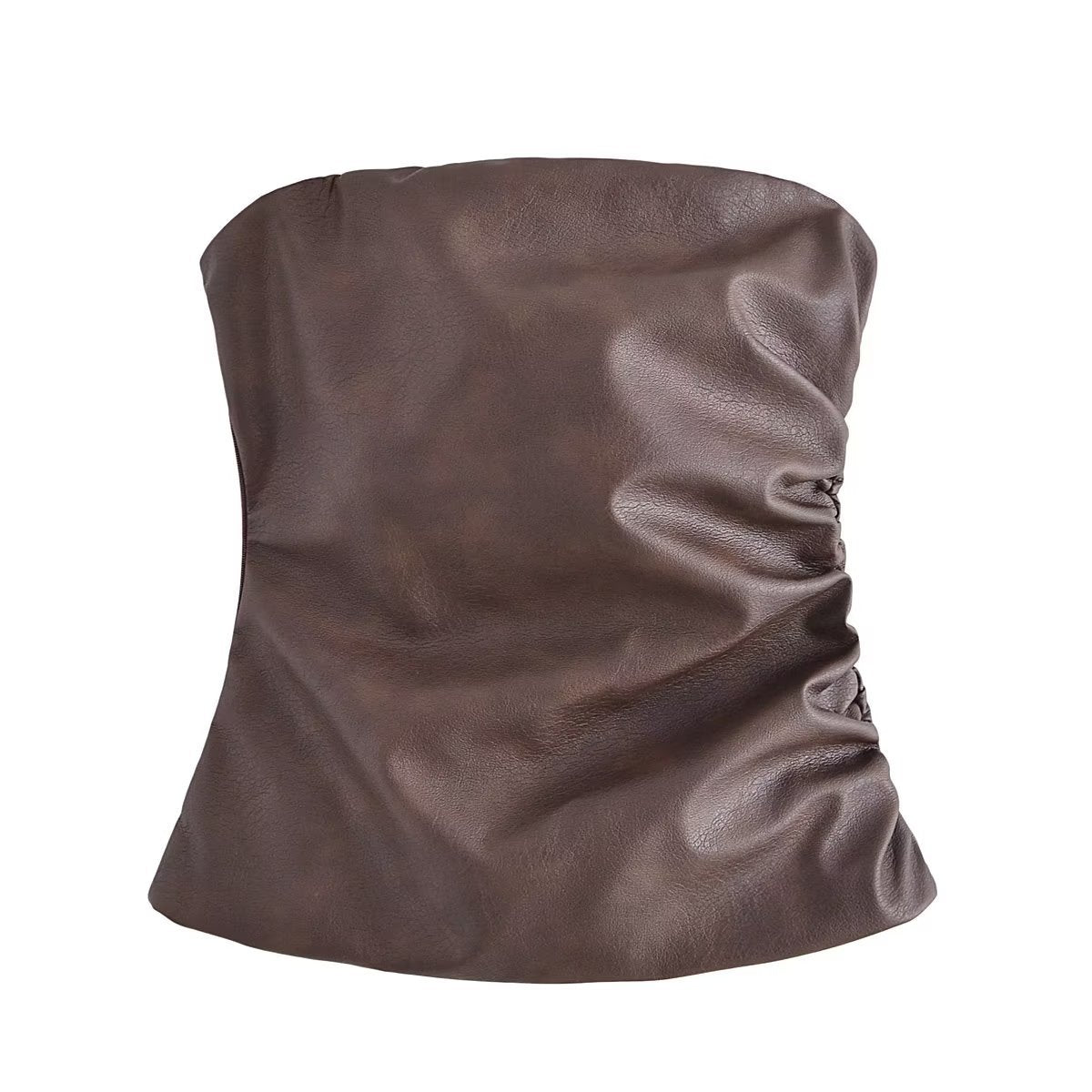 Strapless Sleeveless Backless Top