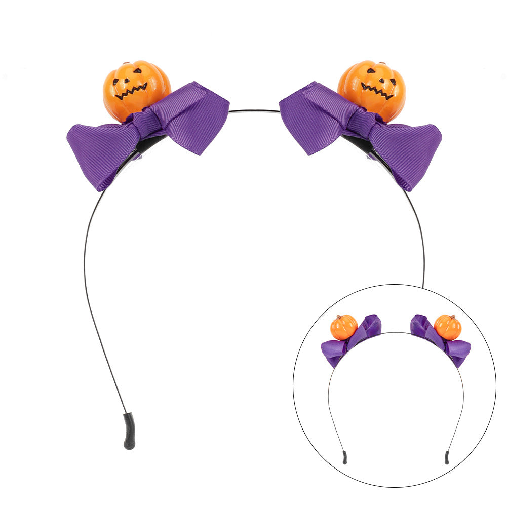 Halloween Pumpkin Headband Original Handmade Christmas Decoration Hair Accessory Cosplay Headband Cute Prop