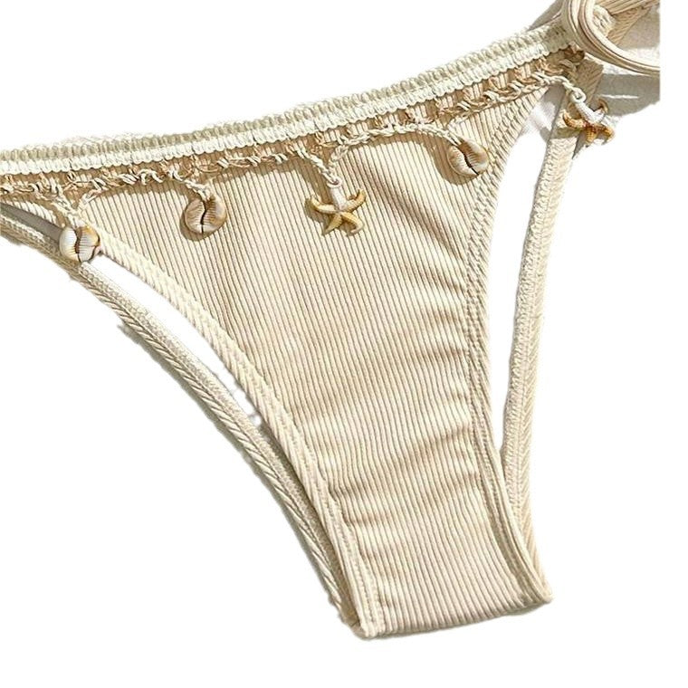 Bikini Swimwear with Triangle Cups, Sexy Beach Bathing Suit
