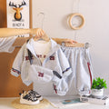 Shoulder bag long sleeved three piece set for baby children's clothing