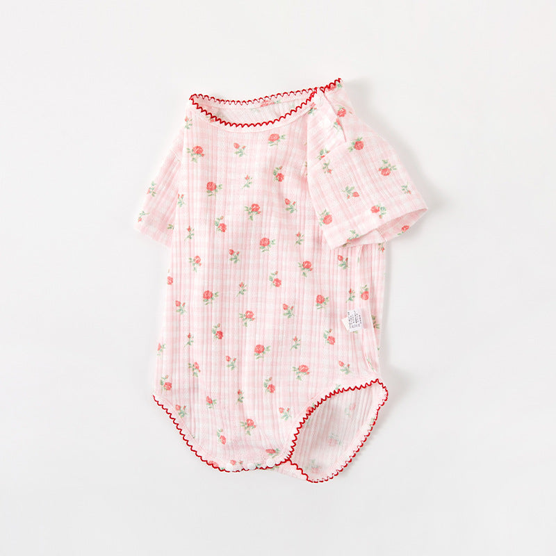 Clothes Cute Infant Short Sleeve Onesie Round Neck Button-Up T-Shirt Baby Bodysuit