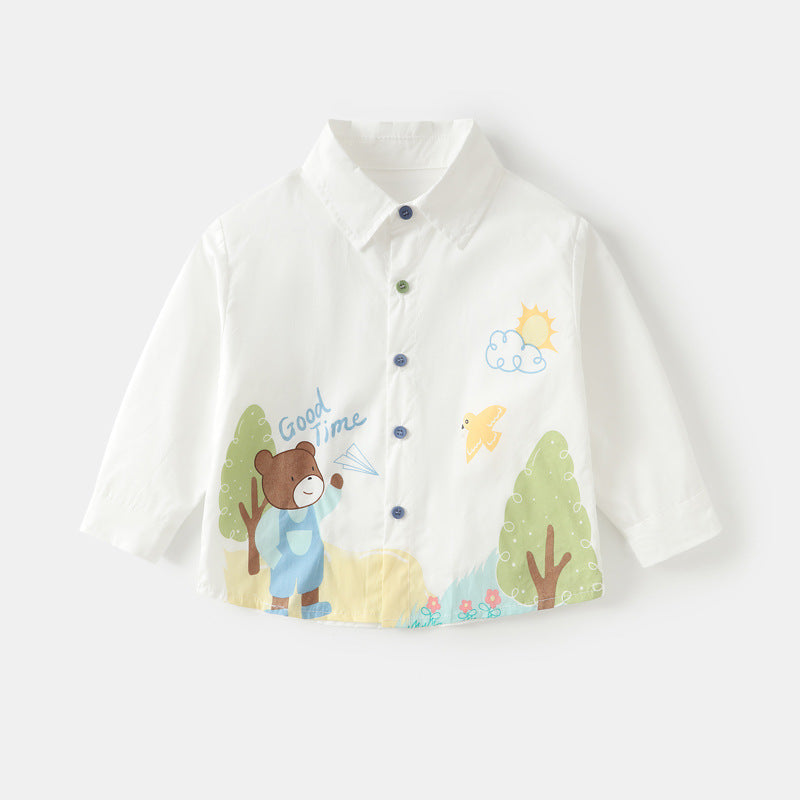 Children's Spring and Autumn Shirts