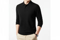 Men's Pure Cotton Long Sleeve  Polo Shirt