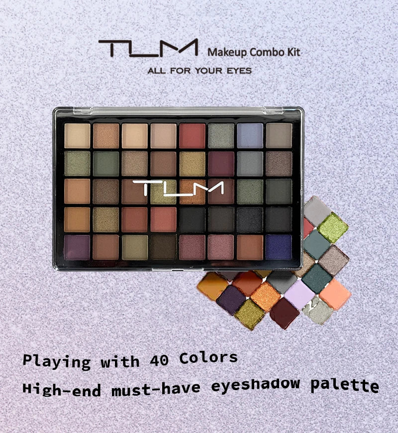 TLM Makeup Combo Kit Eye Makeup Kit Makeup Set, Portable Mini Makeup Kit, Eyebrow Pencil Eye Shadow Palette Perfect Gift