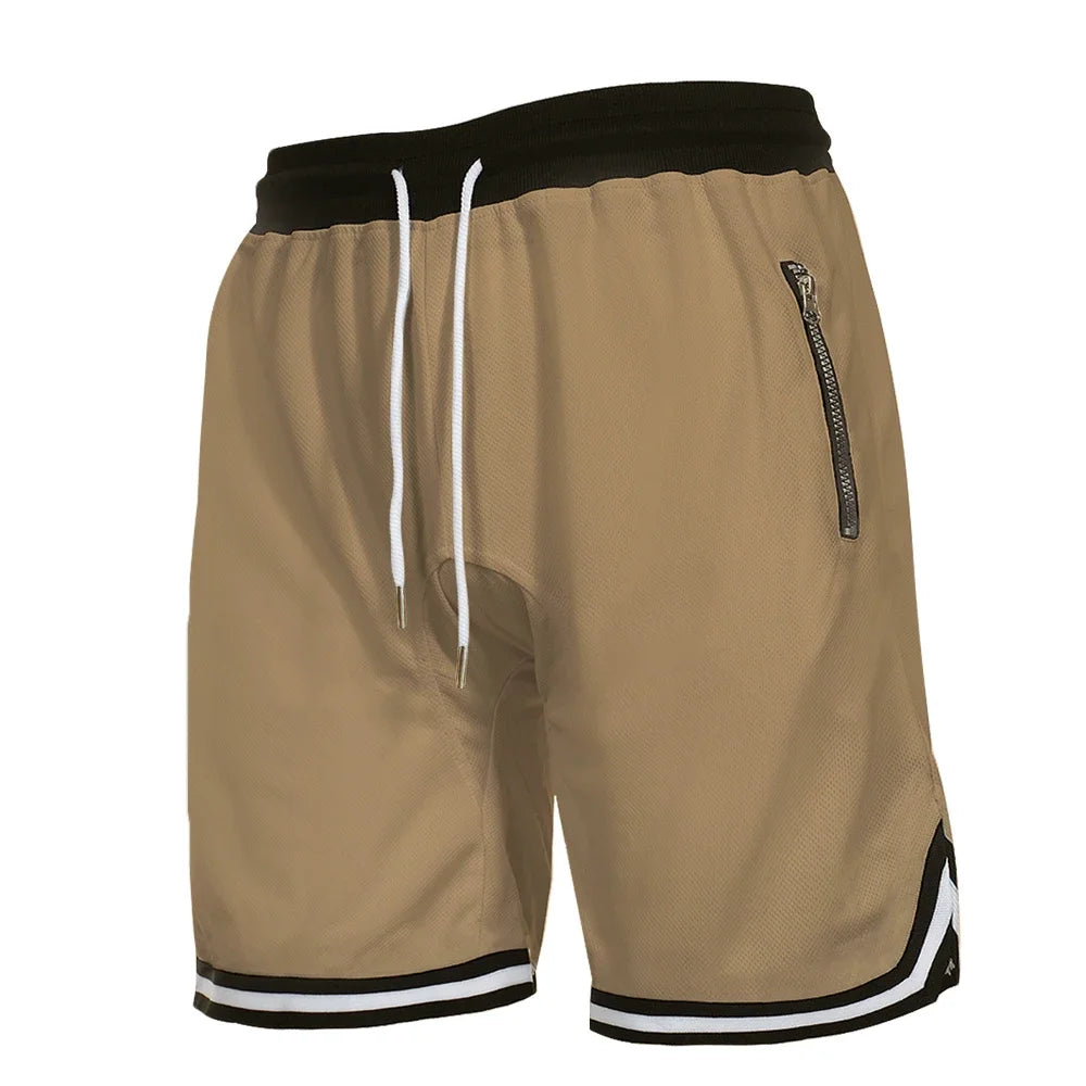 Men's Sports Basketball Shorts Mesh Quick Dry Gym Fitness Shorts Summer Joggers Casual Breathable Outdoor Short Pants Sportswear
