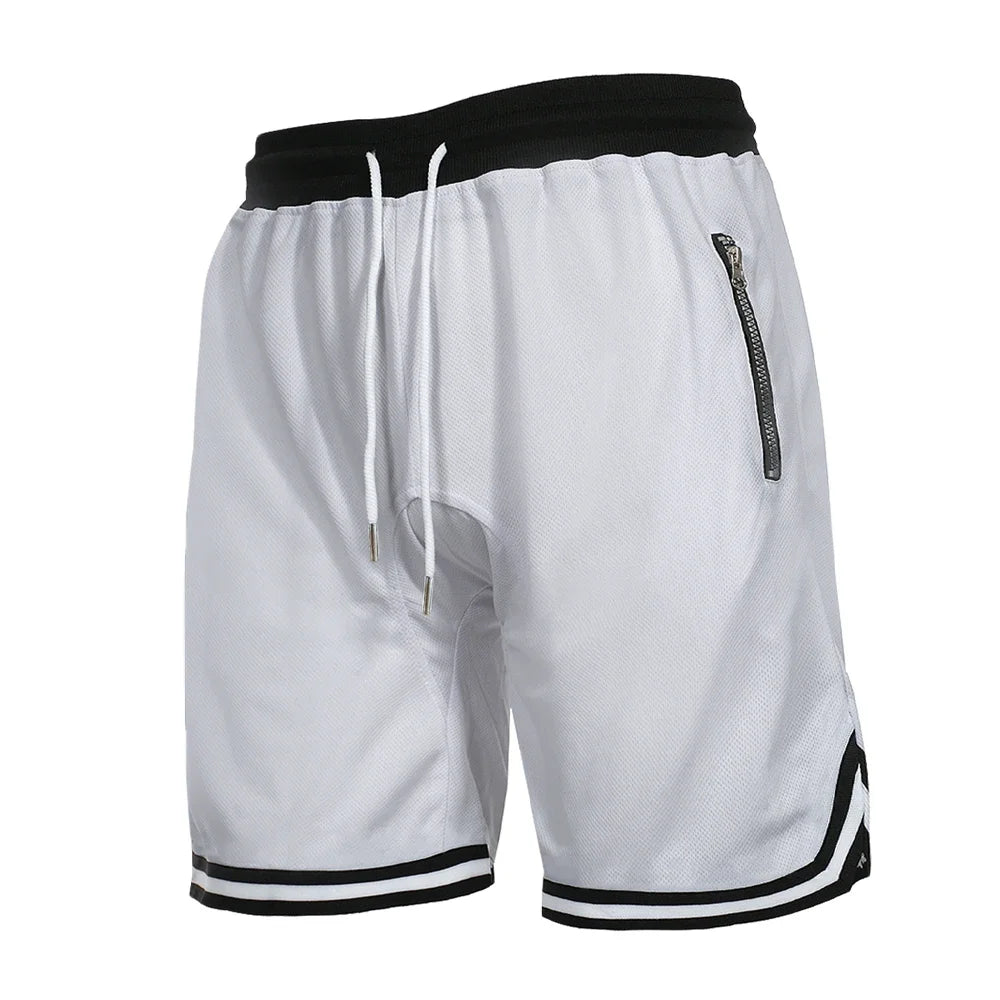 Men's Sports Basketball Shorts Mesh Quick Dry Gym Fitness Shorts Summer Joggers Casual Breathable Outdoor Short Pants Sportswear