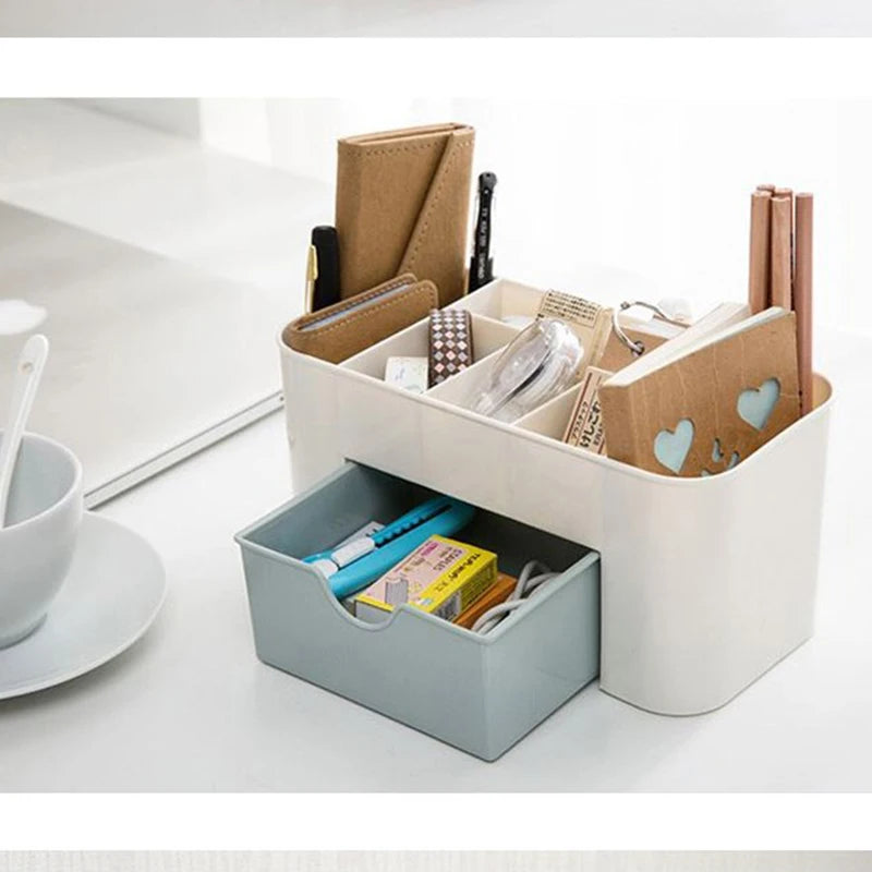 Drawer Cosmetics Storage Box Makeup Brush Finishing Box Desktop Jewelry Skin Care Products Lipstick Dresser Dresser