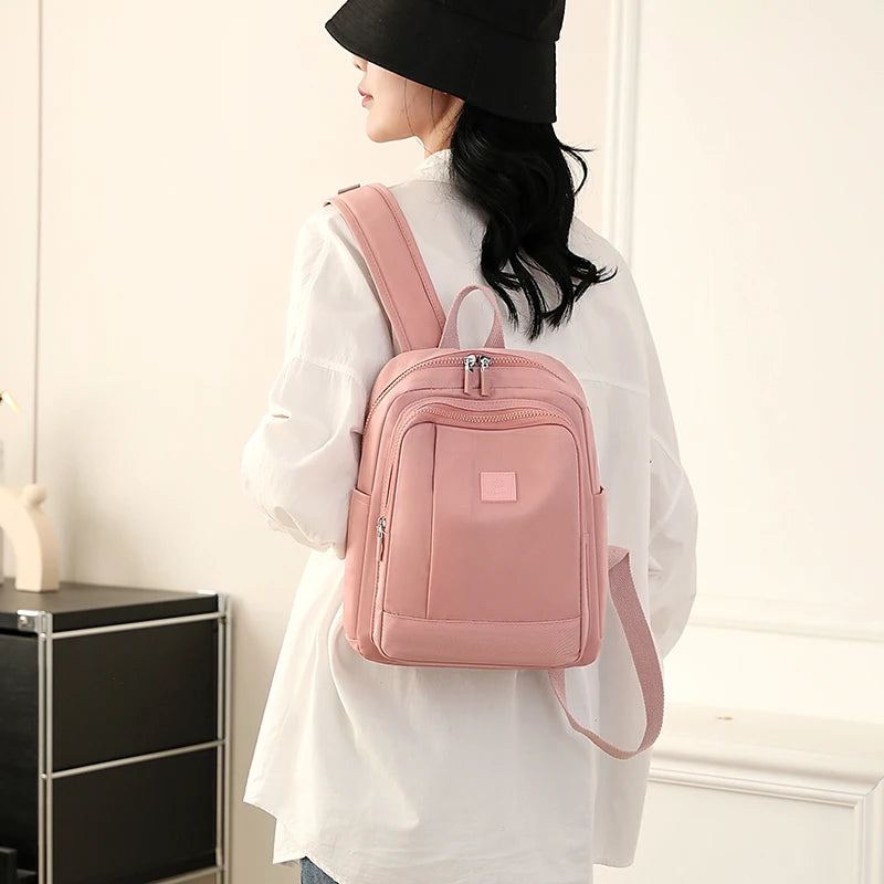 Fashion Casual Female Small Daypack Backpack High Quality Fabric Women Travel Backpack Pretty Style Girls Shopping Backpack Sac