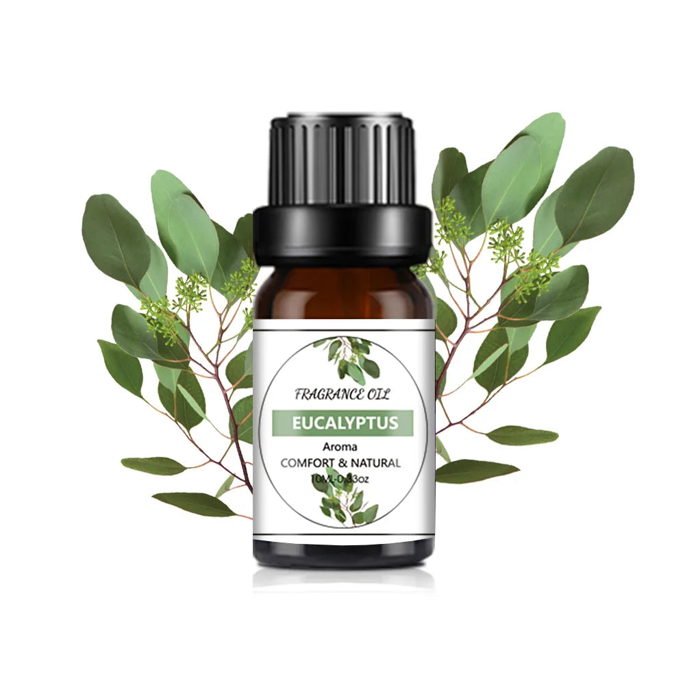 10ml Essential Oil Organic Plant 33 FLAVOR DIY Aromatherapy Plaster Candle Soap Making Aroma Fragrance Oil for Diffuser Sleep