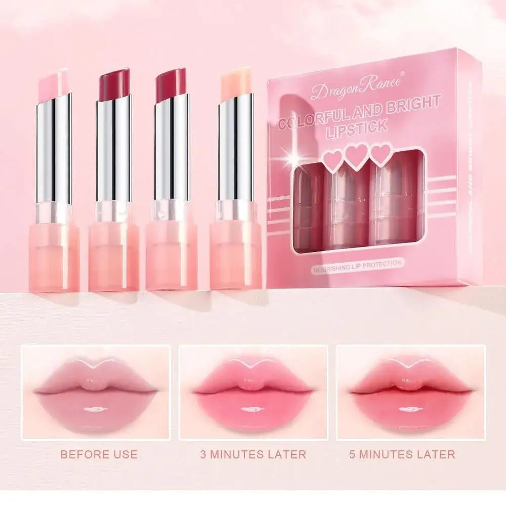 Hydrating Jelly Lip Balm With Tinted Color Plumps Lightens Lines For Nourished Lips Makeup Cosmetic Stick