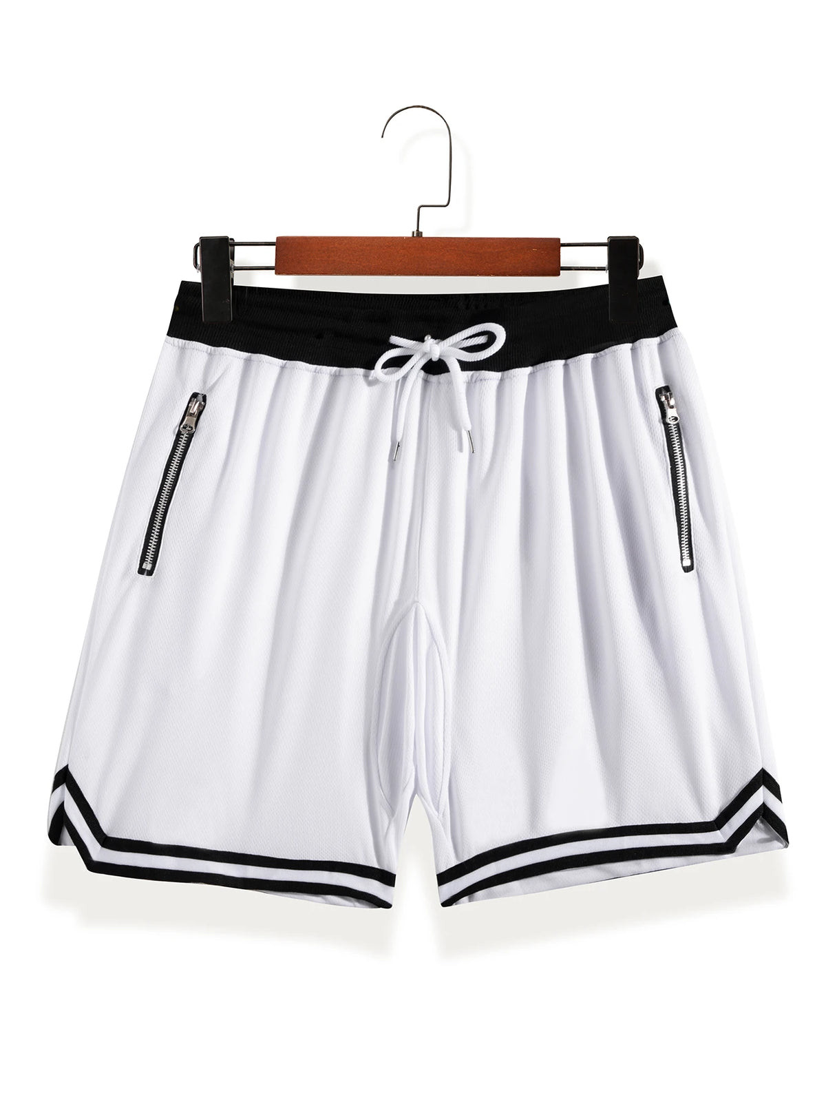 Summer Sports Fitness Shorts Men's Basketball Game Training Running Shorts Quick Dry Mesh Joggers Breathable Short Pants