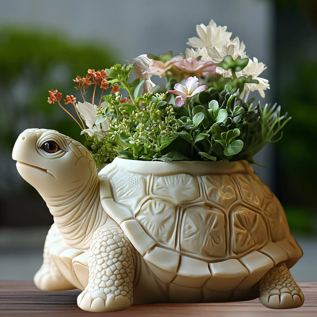 New Beach turtle succulent plant flowerpot resin silicone mold cute turtle shape storage box candle cup gypsum mould craft molds