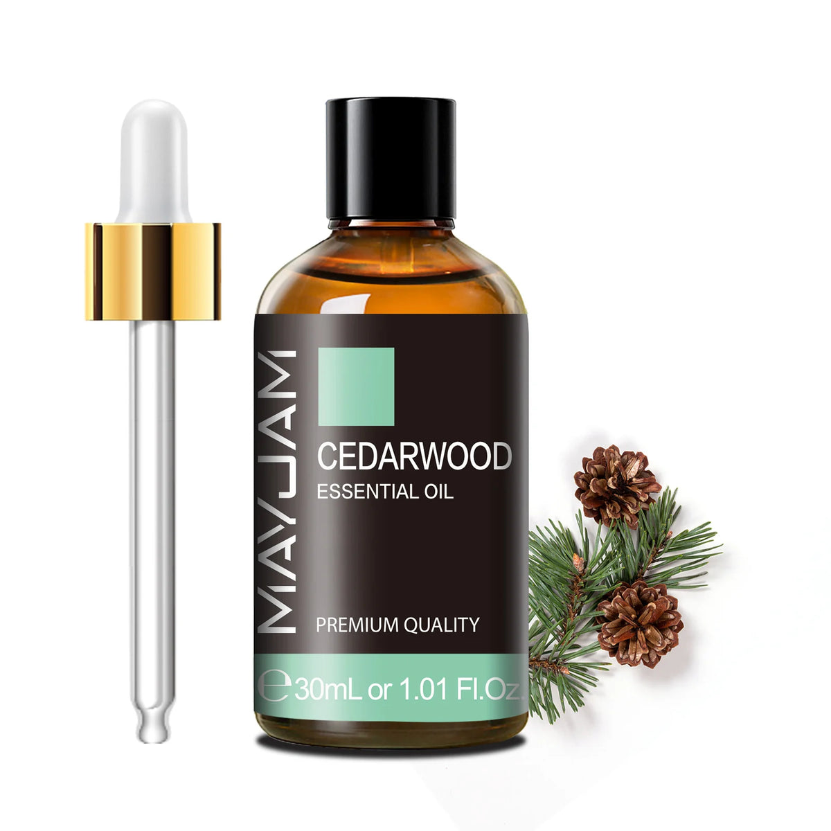 MAYJAM Aromatherapy Essential Oil 30ml Chamomile Lavender Mint Turmeric Lemon Eucalyptus Juniper Basil Fragrance for Diffuser