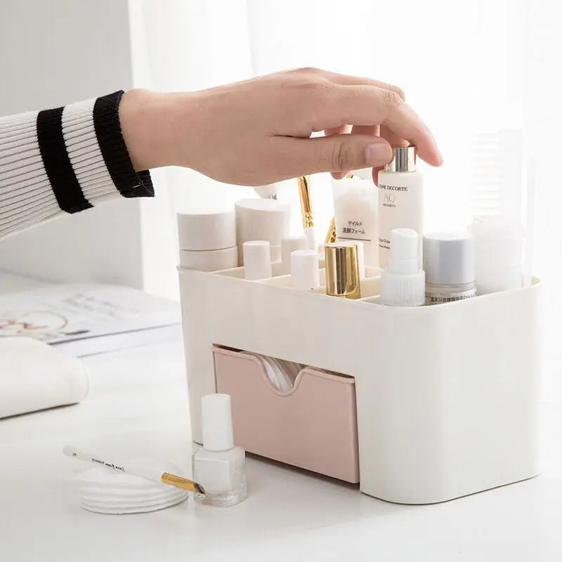 Drawer Cosmetics Storage Box Makeup Brush Finishing Box Desktop Jewelry Skin Care Products Lipstick Dresser Dresser