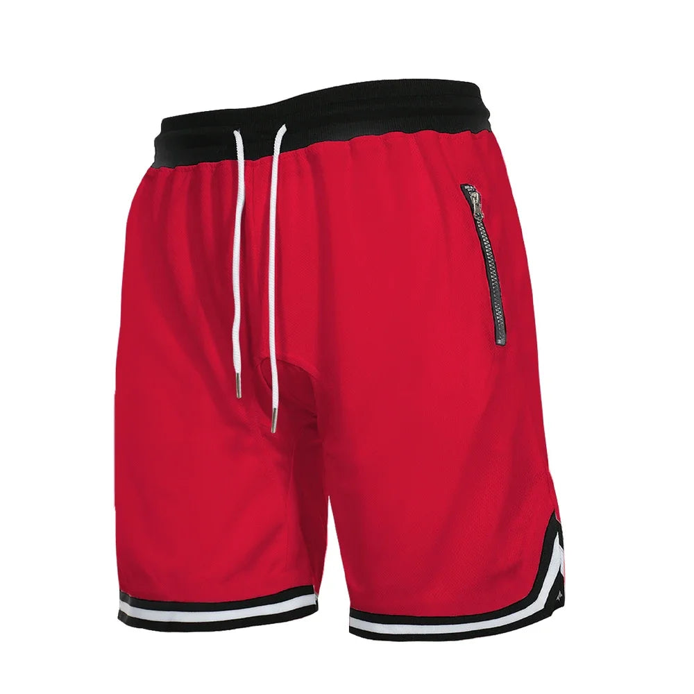 Men's Sports Basketball Shorts Mesh Quick Dry Gym Fitness Shorts Summer Joggers Casual Breathable Outdoor Short Pants Sportswear
