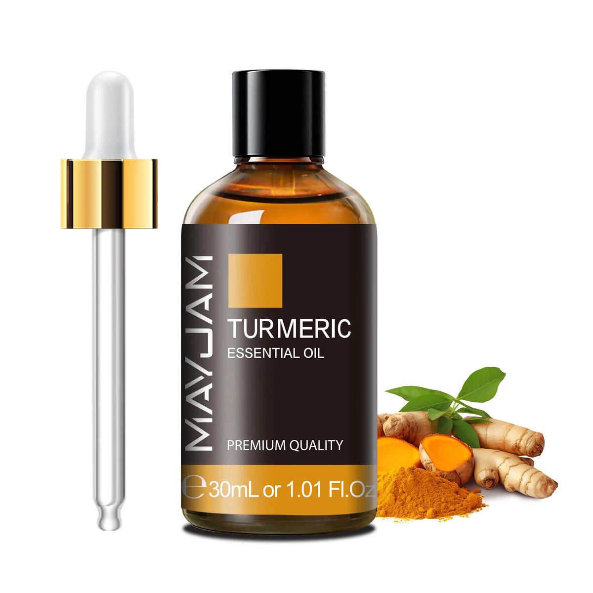 MAYJAM Aromatherapy Essential Oil 30ml Chamomile Lavender Mint Turmeric Lemon Eucalyptus Juniper Basil Fragrance for Diffuser