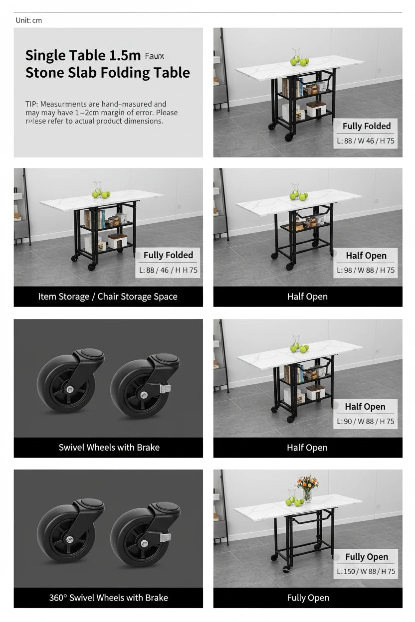 Italian Luxury Dining Tables Modern Foldable Unique Design Dining Tables Waterproof Elegant Muebles De Comedor Furniture Home