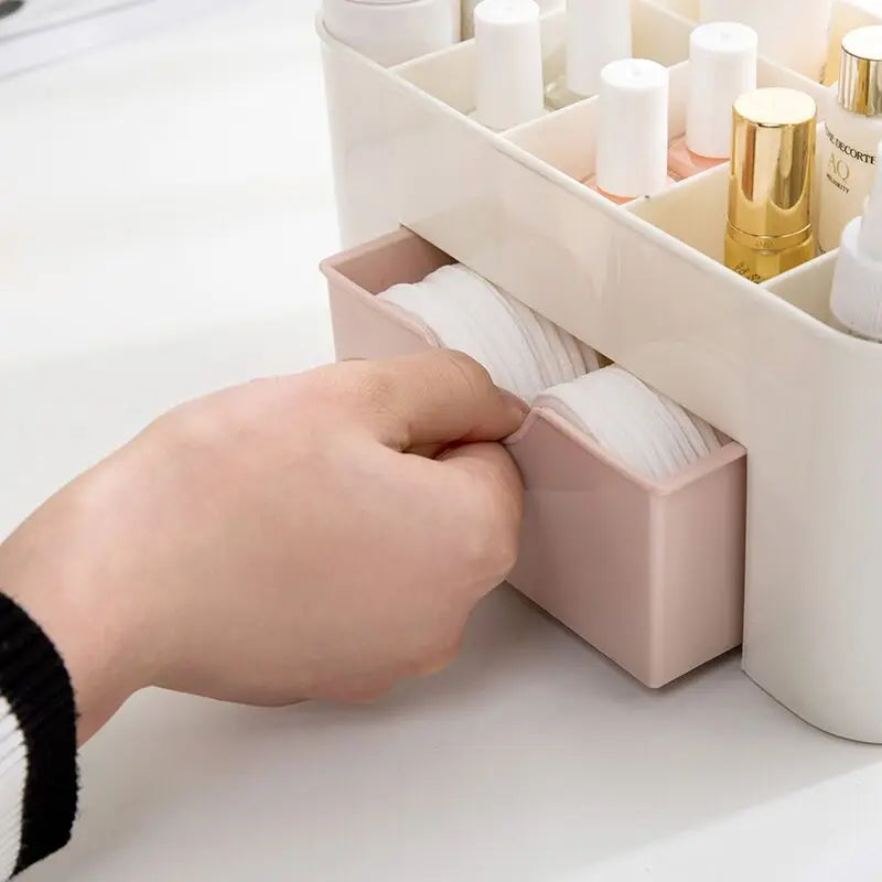 Drawer Cosmetics Storage Box Makeup Brush Finishing Box Desktop Jewelry Skin Care Products Lipstick Dresser Dresser