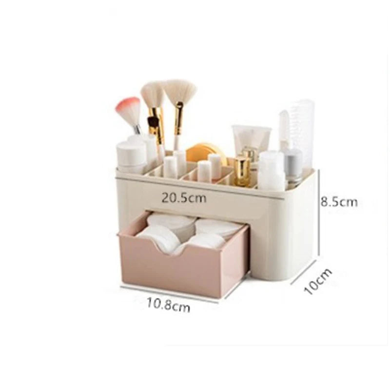 Drawer Cosmetics Storage Box Makeup Brush Finishing Box Desktop Jewelry Skin Care Products Lipstick Dresser Dresser