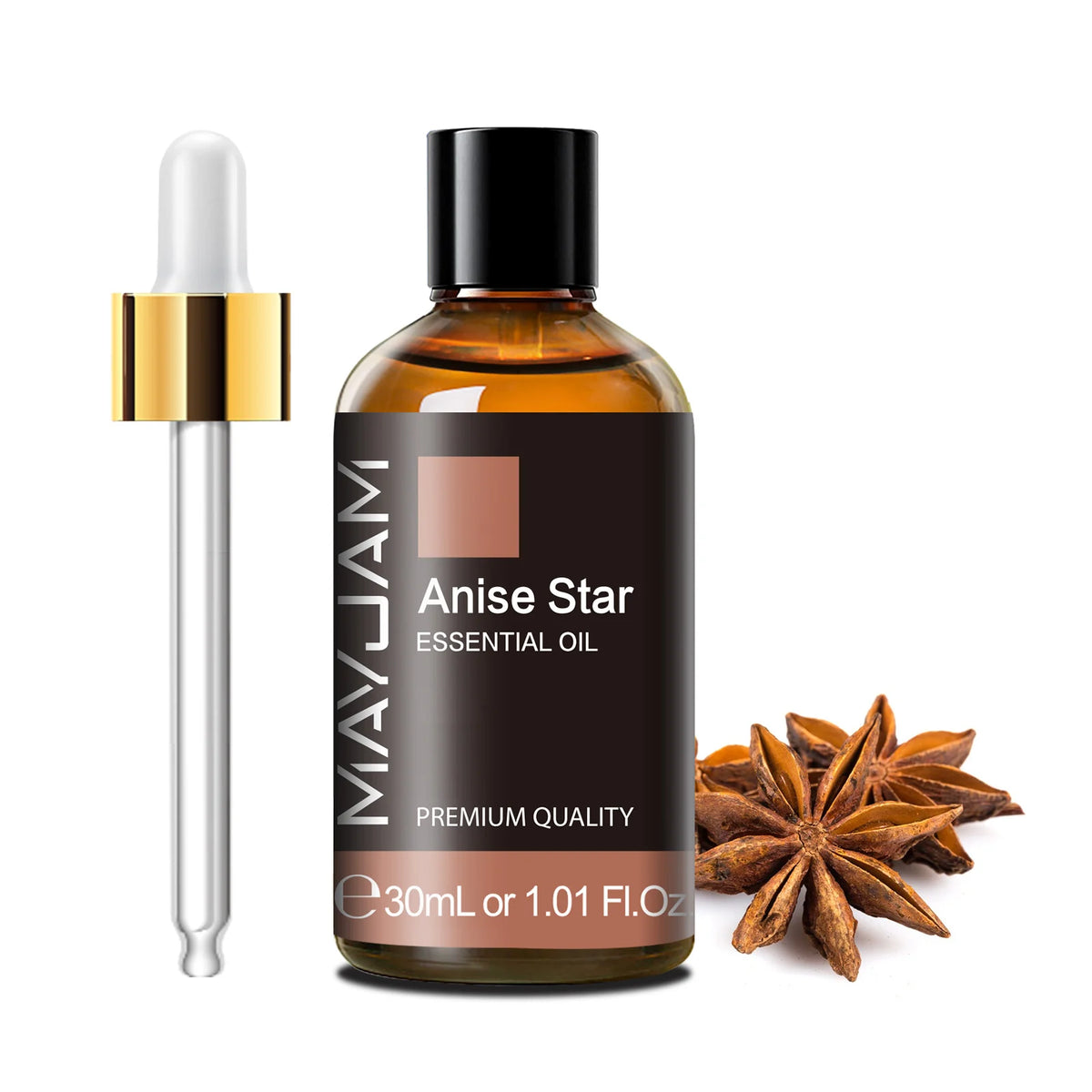 MAYJAM Aromatherapy Essential Oil 30ml Chamomile Lavender Mint Turmeric Lemon Eucalyptus Juniper Basil Fragrance for Diffuser