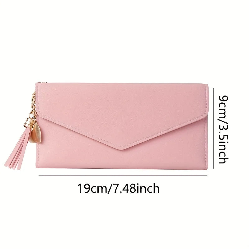 Customized Name Fashion Women's Wallets Simple Personalized Long Section Clutch Purses with Zipper Soft PU Leather Card Holder
