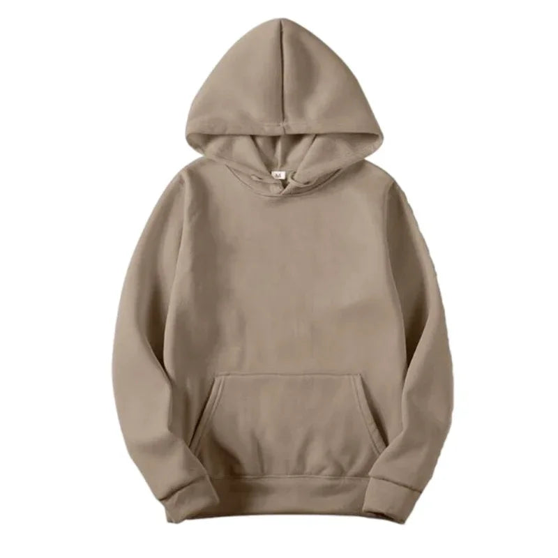 Men's Hoodies Pullover Spring Autumn Casual Hoodie Sweatshirts Solid Color Hoodies Oversize Black Sweatshirt For Male