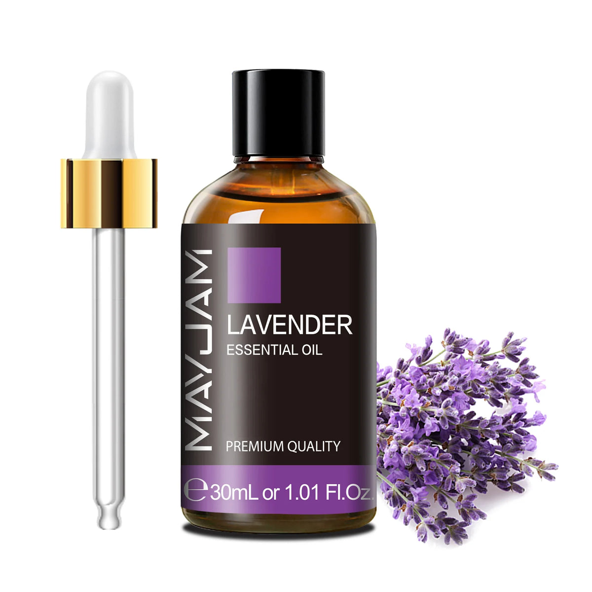MAYJAM Aromatherapy Essential Oil 30ml Chamomile Lavender Mint Turmeric Lemon Eucalyptus Juniper Basil Fragrance for Diffuser