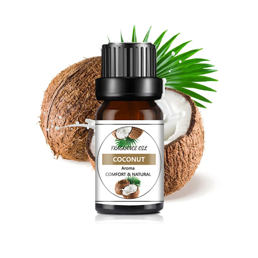 10ml Essential Oil Organic Plant 33 FLAVOR DIY Aromatherapy Plaster Candle Soap Making Aroma Fragrance Oil for Diffuser Sleep