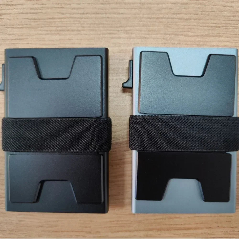 RFID Blocking Wallets Credit Card Holder ID Holders Luxury Money Clips Slim Thinbusiness Cardholder Automatic Pop Up Purses
