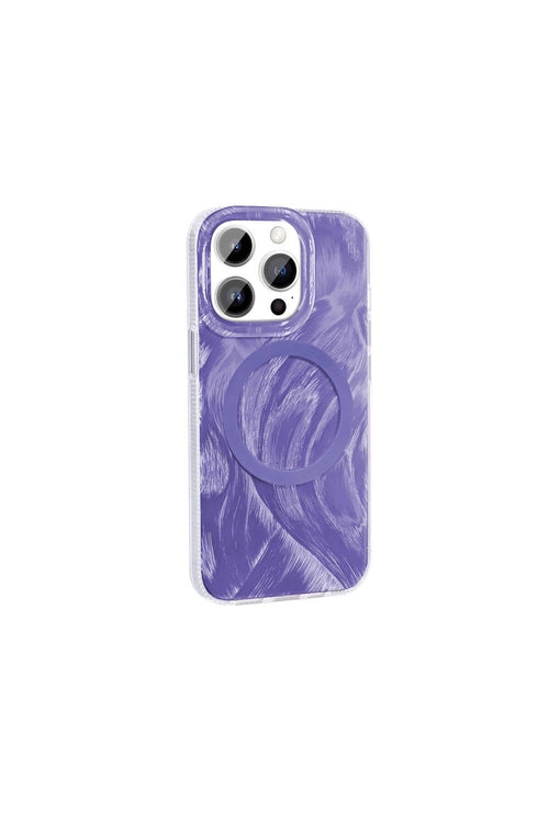 iPhone 14 Pro Max Case with Magenta Paint Palette Cover