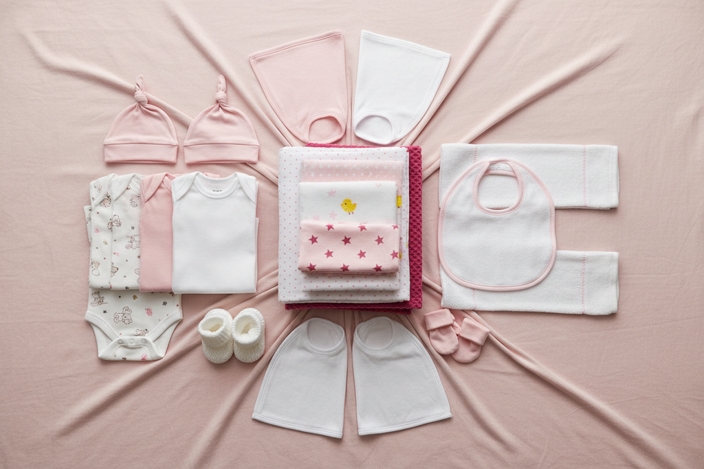 Newborn Baby Girls 17 Pc Layette Baby Shower Gift