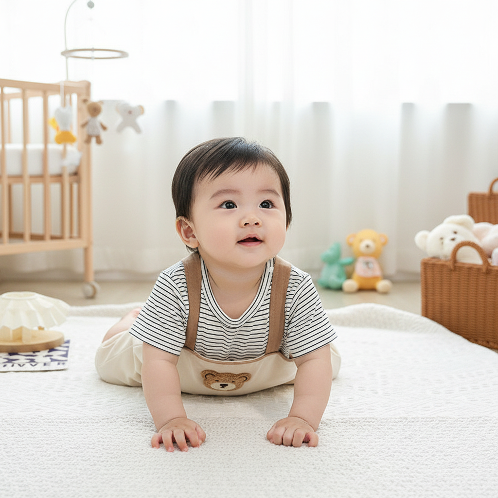Cute Baby Onesie for Boys and Girls, Short Sleeve Romper